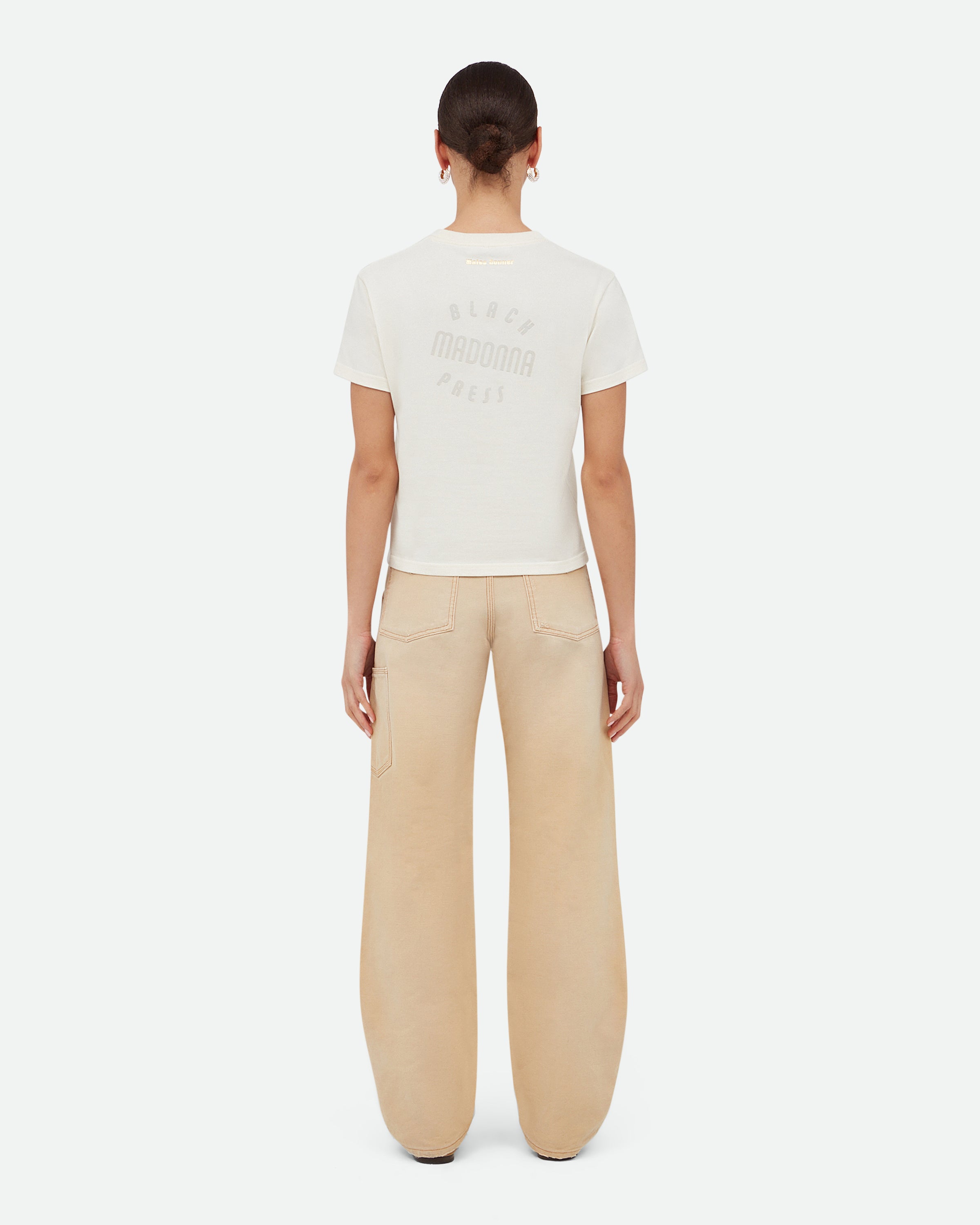 Selah Cropped T Shirt Jersey Wales Bonner